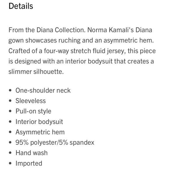 NWT NORMA KAMALI DIANA BODYSUIT MAXI DRESS - Picture 5 of 6